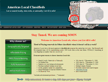 Tablet Screenshot of americaslocalads.com